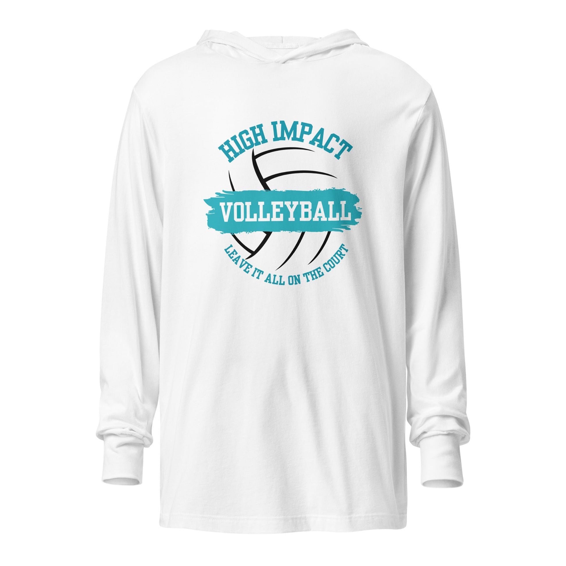 Performance | Hooded Long Sleeve T Shirt | High Impact VBC | Classic Logo