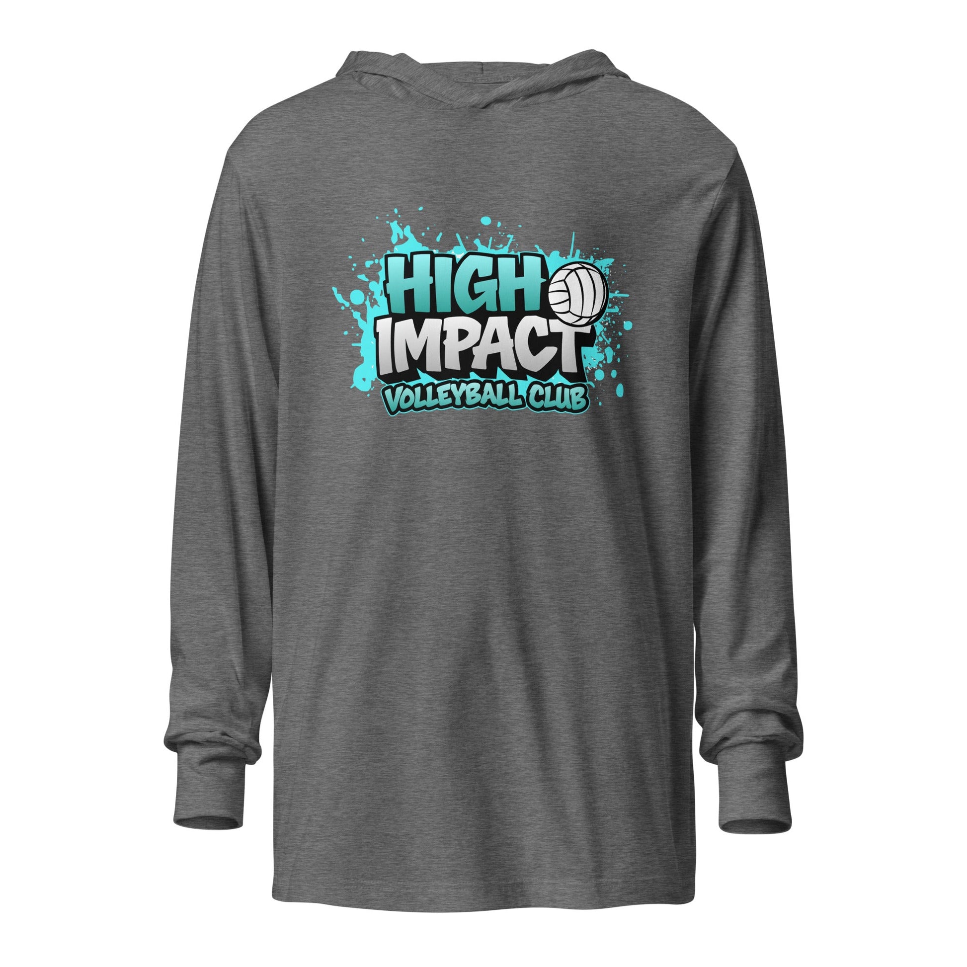 Performance | Hooded Long Sleeve T Shirt | High Impact VBC | Modern Script Logo