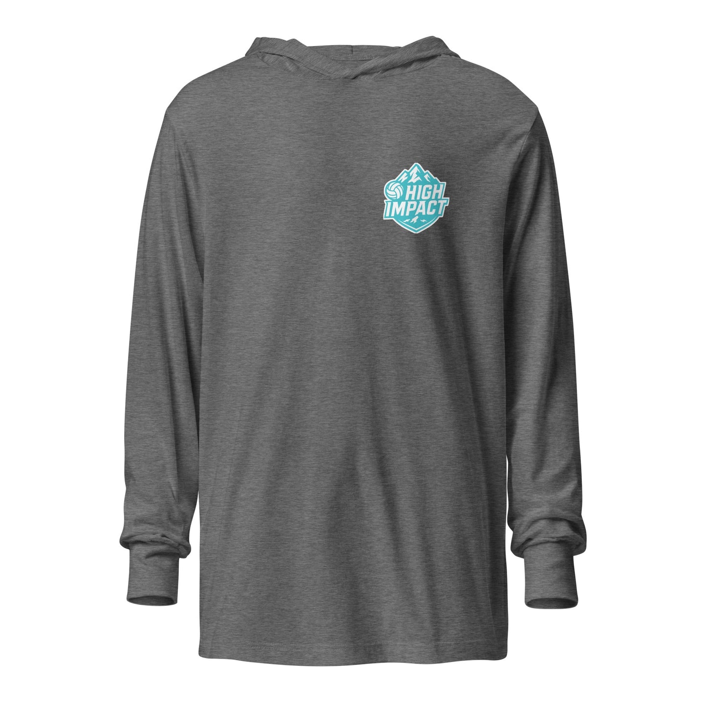 Performance | Hooded Long Sleeve T Shirt | High Impact VBC | Shield Logo