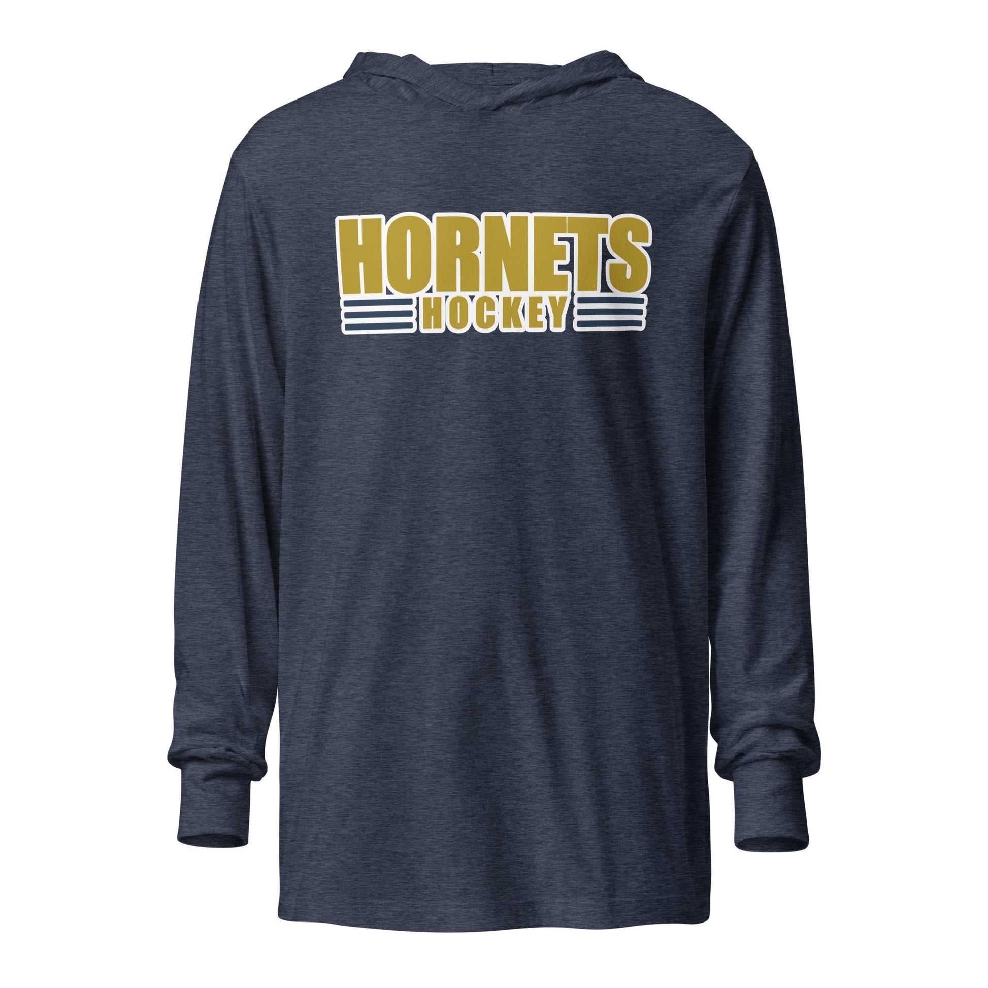Performance | Hooded Long Sleeve T Shirt | HORNETS | Hive Elite Logo