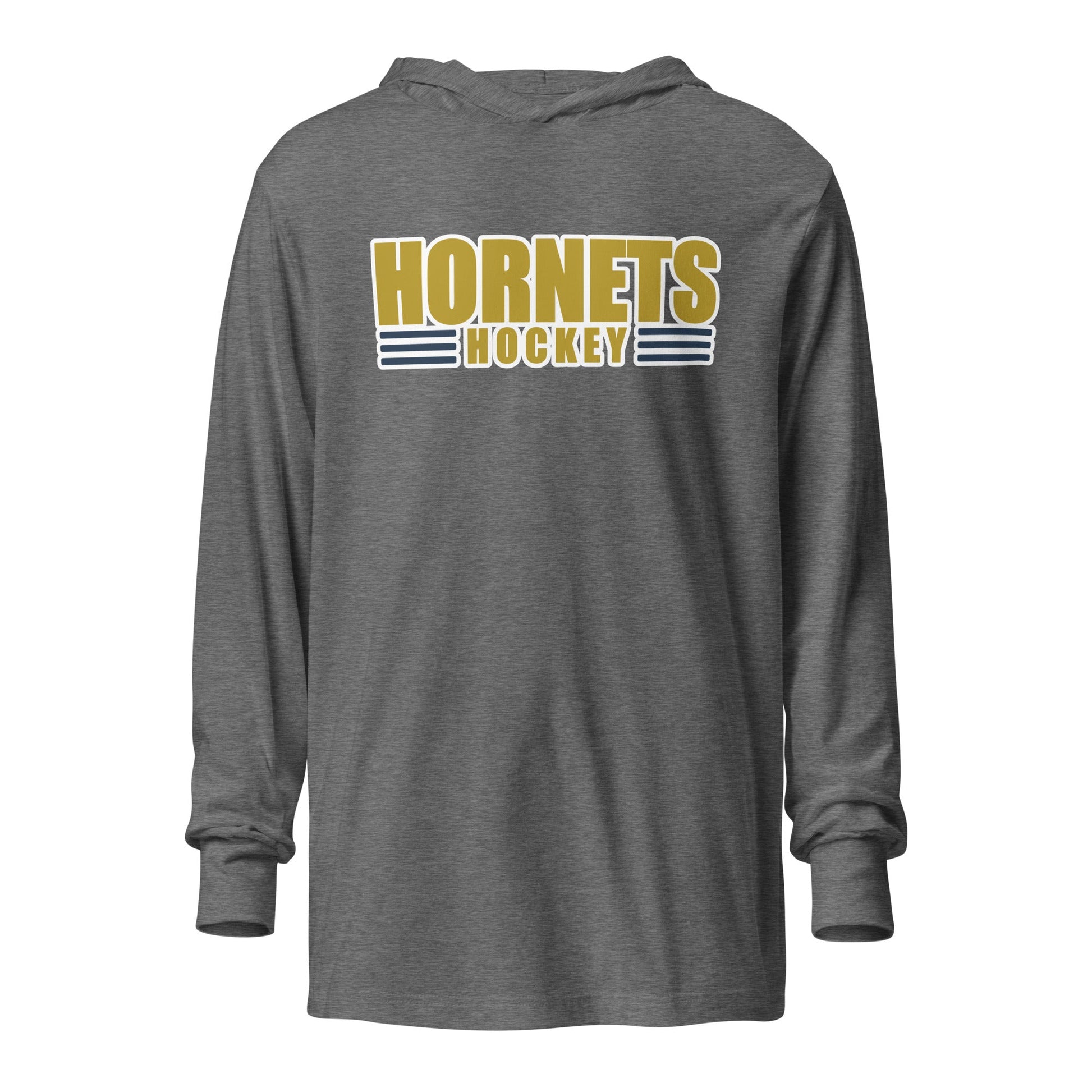 Performance | Hooded Long Sleeve T Shirt | HORNETS | Hive Elite Logo