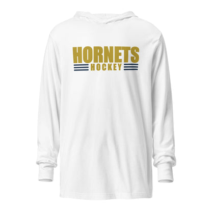 Performance | Hooded Long Sleeve T Shirt | HORNETS | Hive Elite Logo