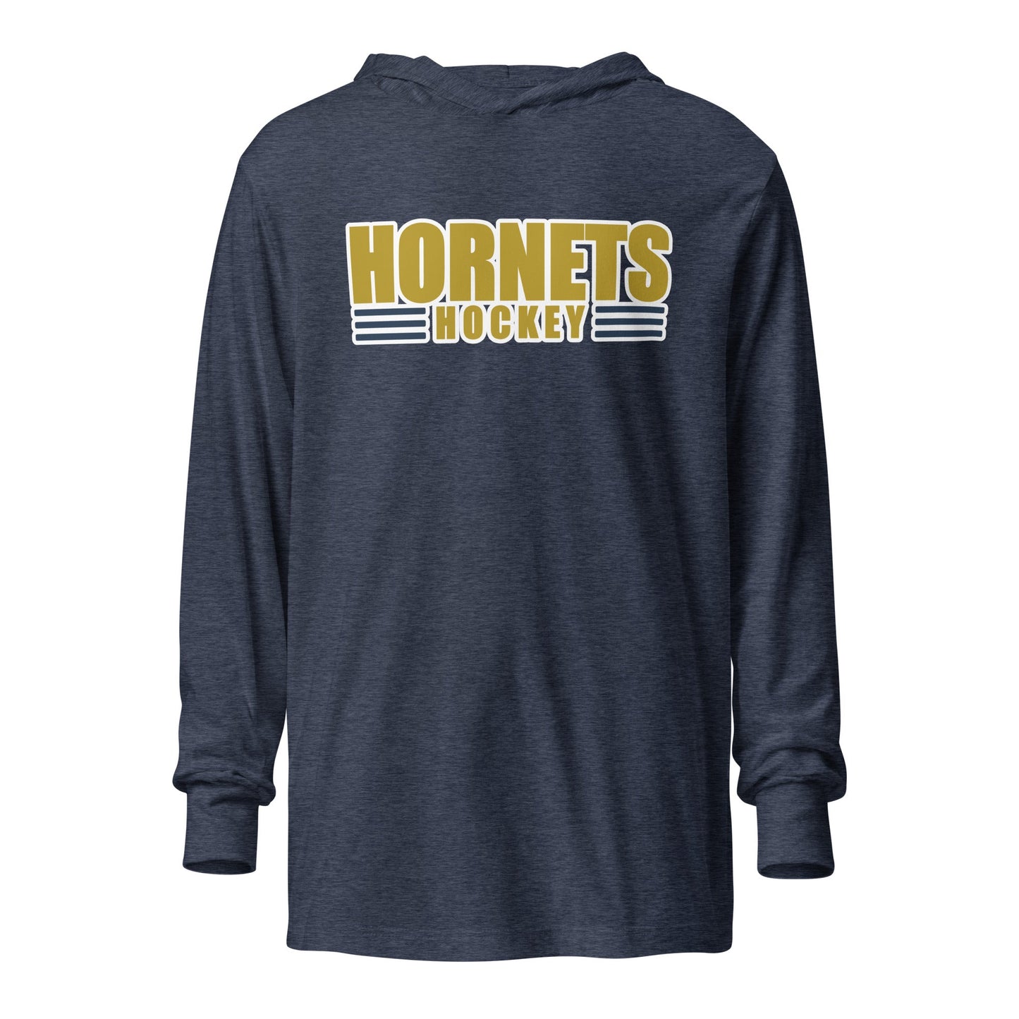 Performance | Hooded Long Sleeve T Shirt | HORNETS | Hive Elite Logo