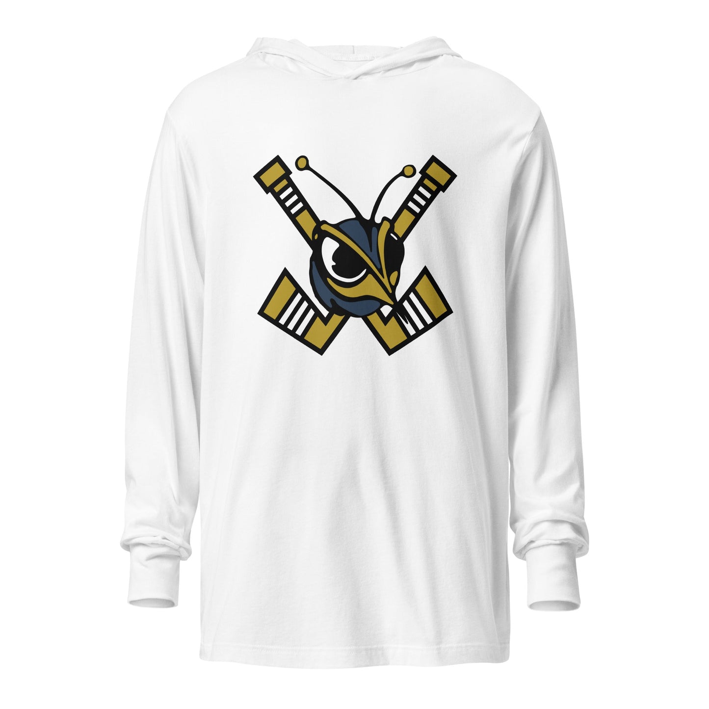 Performance | Hooded Long Sleeve T Shirt | HORNETS | Vanguard Logo