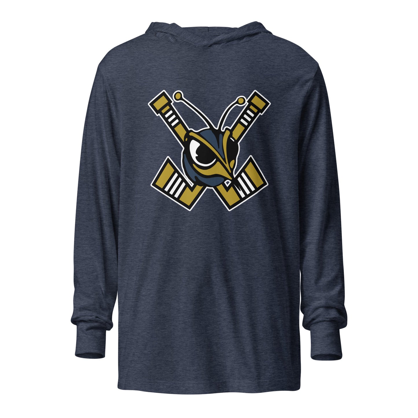 Performance | Hooded Long Sleeve T Shirt | HORNETS | Vanguard Logo