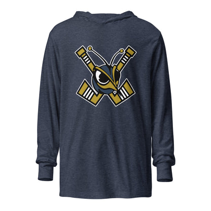 Performance | Hooded Long Sleeve T Shirt | HORNETS | Vanguard Logo