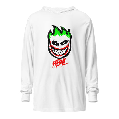 Performance | Hooded Long Sleeve T Shirt | HOTBOYZ | Giggle Flame Logo