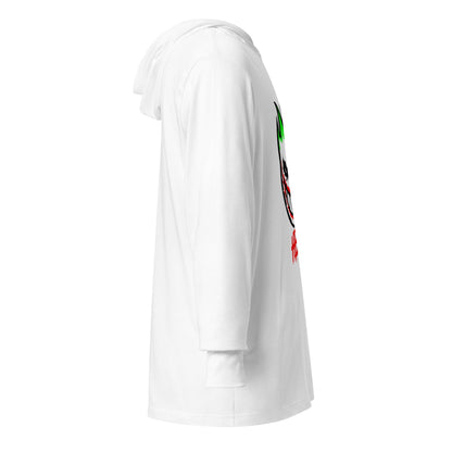 Performance | Hooded Long Sleeve T Shirt | HOTBOYZ | Giggle Flame Logo