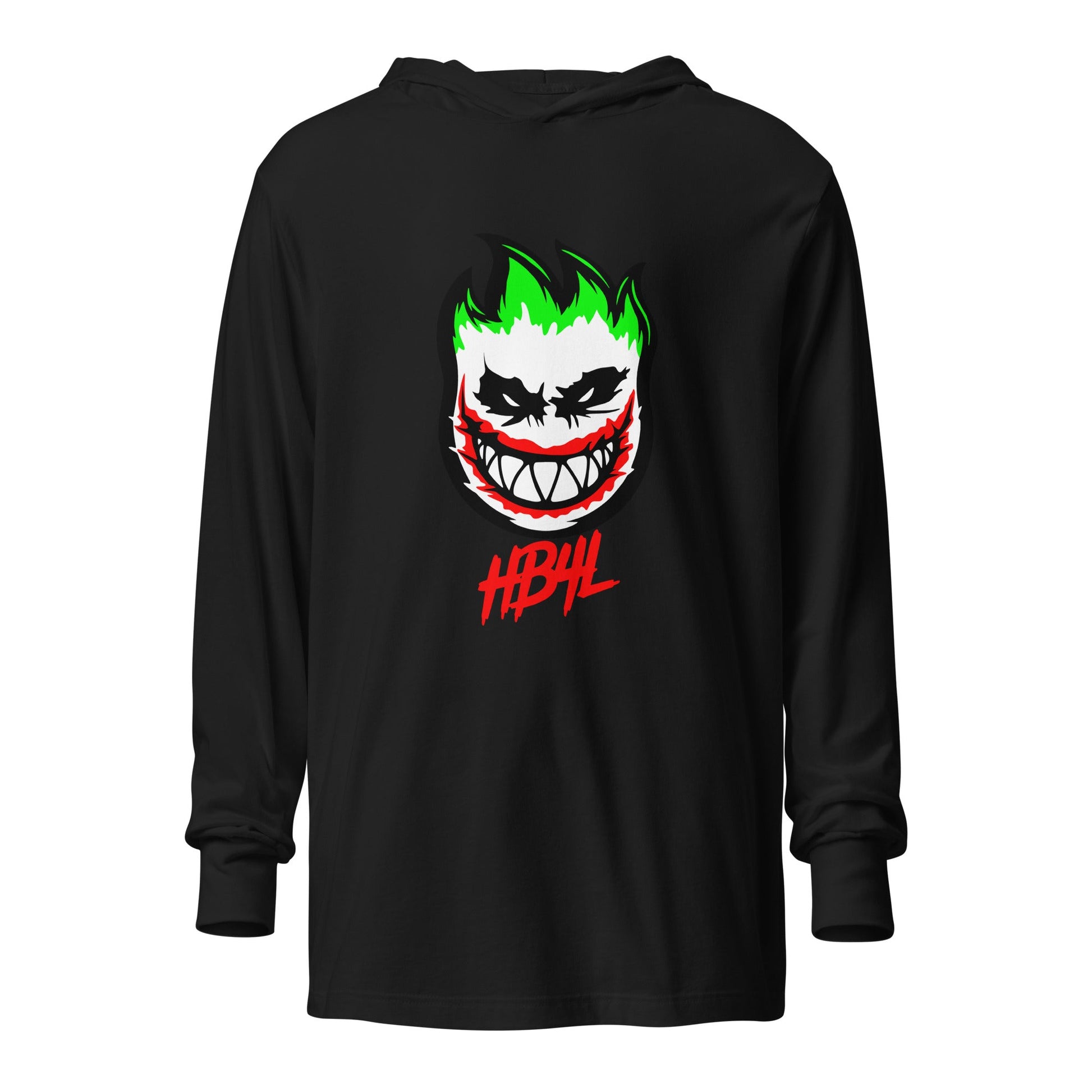 Performance | Hooded Long Sleeve T Shirt | HOTBOYZ | Giggle Flame Logo