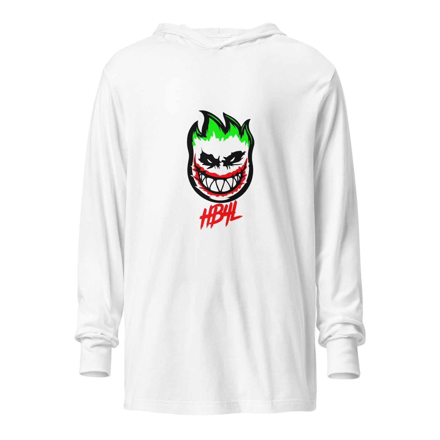 Performance | Hooded Long Sleeve T Shirt | HOTBOYZ | Giggle Flame Logo