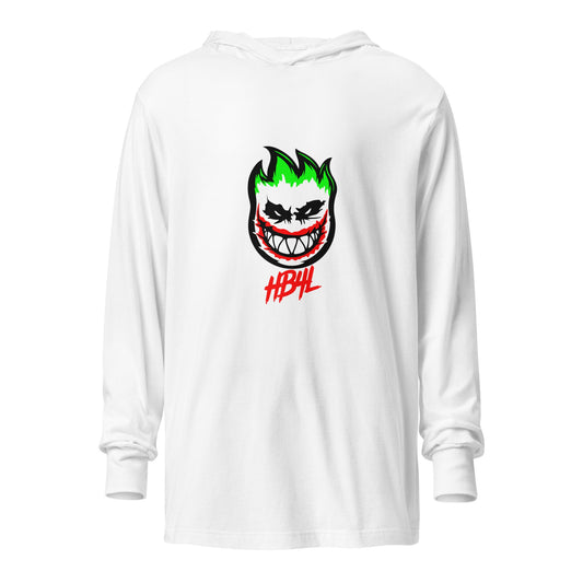 Performance | Hooded Long Sleeve T Shirt | HOTBOYZ | Giggle Flame Logo