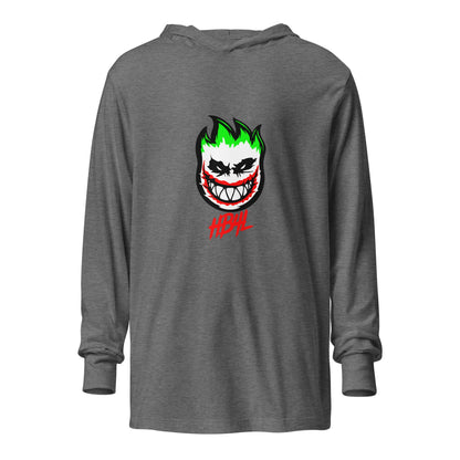 Performance | Hooded Long Sleeve T Shirt | HOTBOYZ | Giggle Flame Logo
