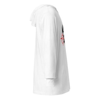 Performance | Hooded Long Sleeve T Shirt | HOTBOYZ | Targeted Oppz Logo