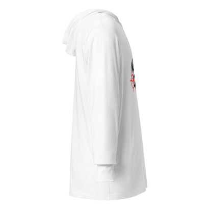 Performance | Hooded Long Sleeve T Shirt | HOTBOYZ | Targeted Oppz Logo