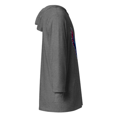 Performance | Hooded Long Sleeve T Shirt | HSE | Vortex Raptor Mascot Logo