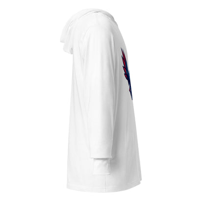 Performance | Hooded Long Sleeve T Shirt | HSE | Vortex Raptor Mascot Logo