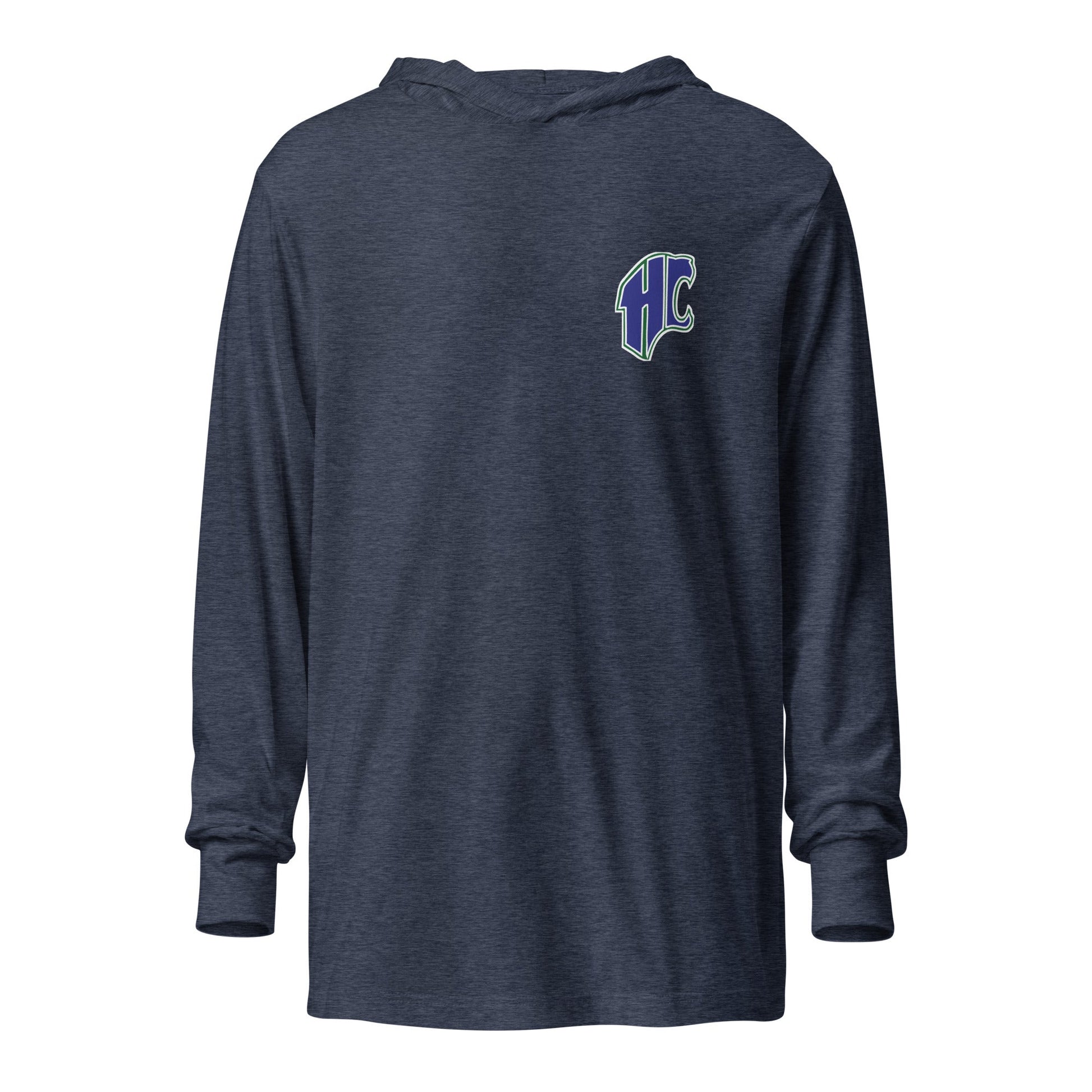 Performance | Hooded Long Sleeve T Shirt | Hungary Creek Cougar | Emblem Logo