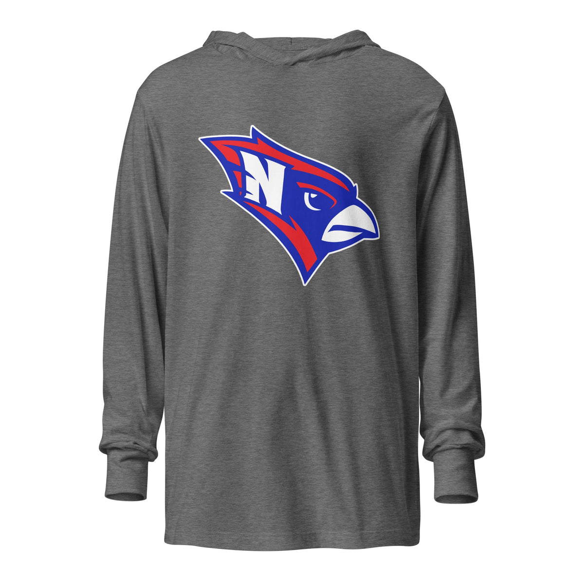 Performance | Hooded Long Sleeve T Shirt | Hunter | Mascot Logo