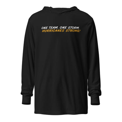 Performance | Hooded Long Sleeve T Shirt | Hurricanes | Script Logo