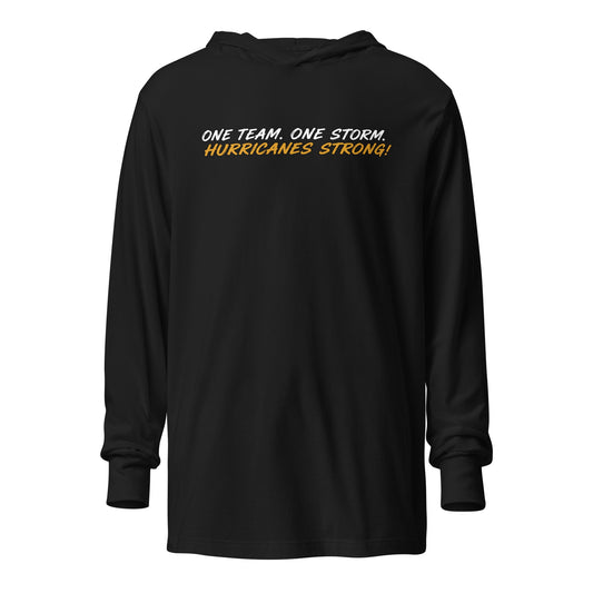 Performance | Hooded Long Sleeve T Shirt | Hurricanes | Script Logo