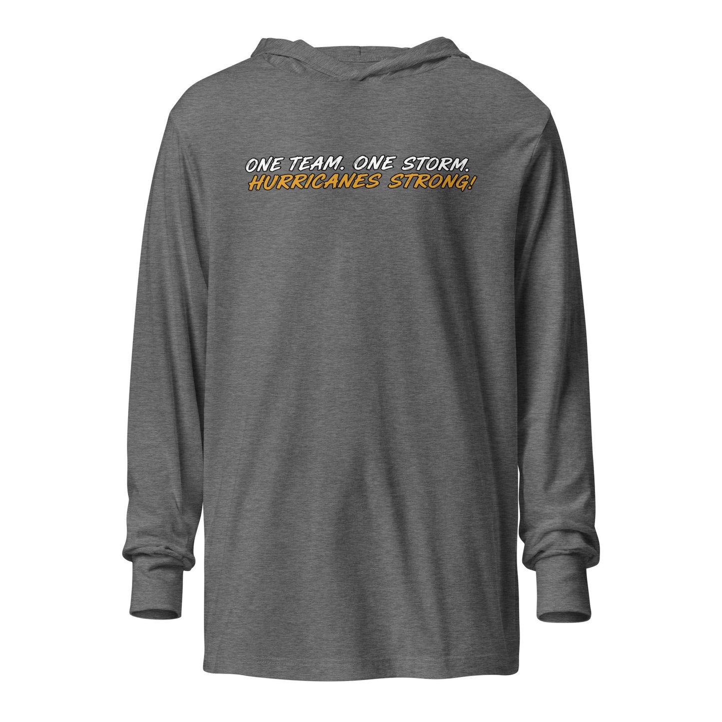 Performance | Hooded Long Sleeve T Shirt | Hurricanes | Script Logo
