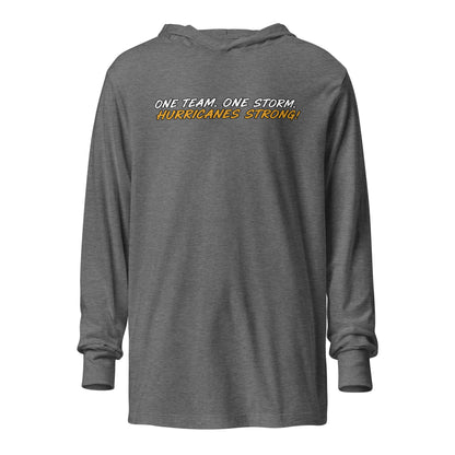 Performance | Hooded Long Sleeve T Shirt | Hurricanes | Script Logo