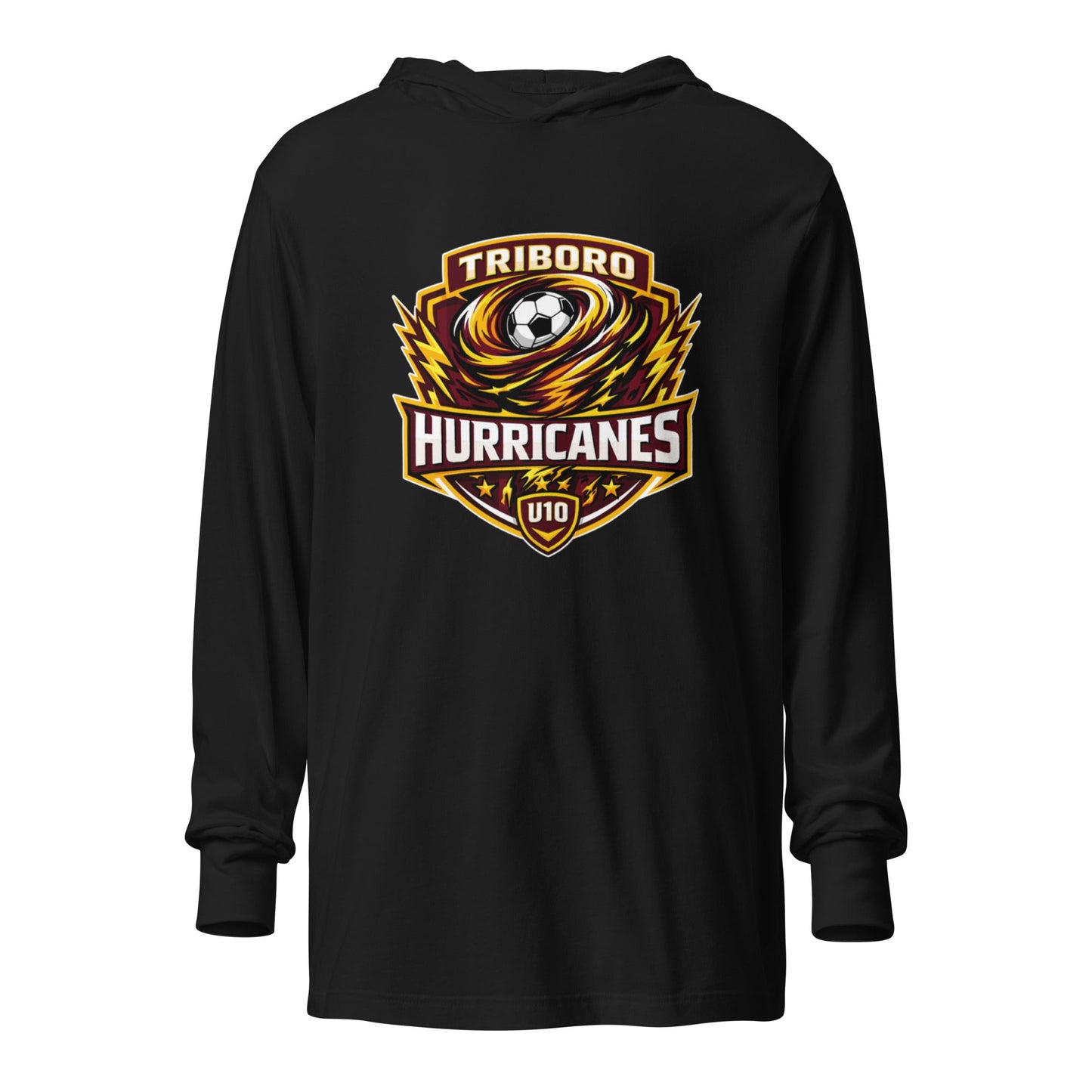 Performance | Hooded Long Sleeve T Shirt | Hurricanes | Shield Logo
