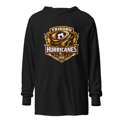 Performance | Hooded Long Sleeve T Shirt | Hurricanes | Shield Logo