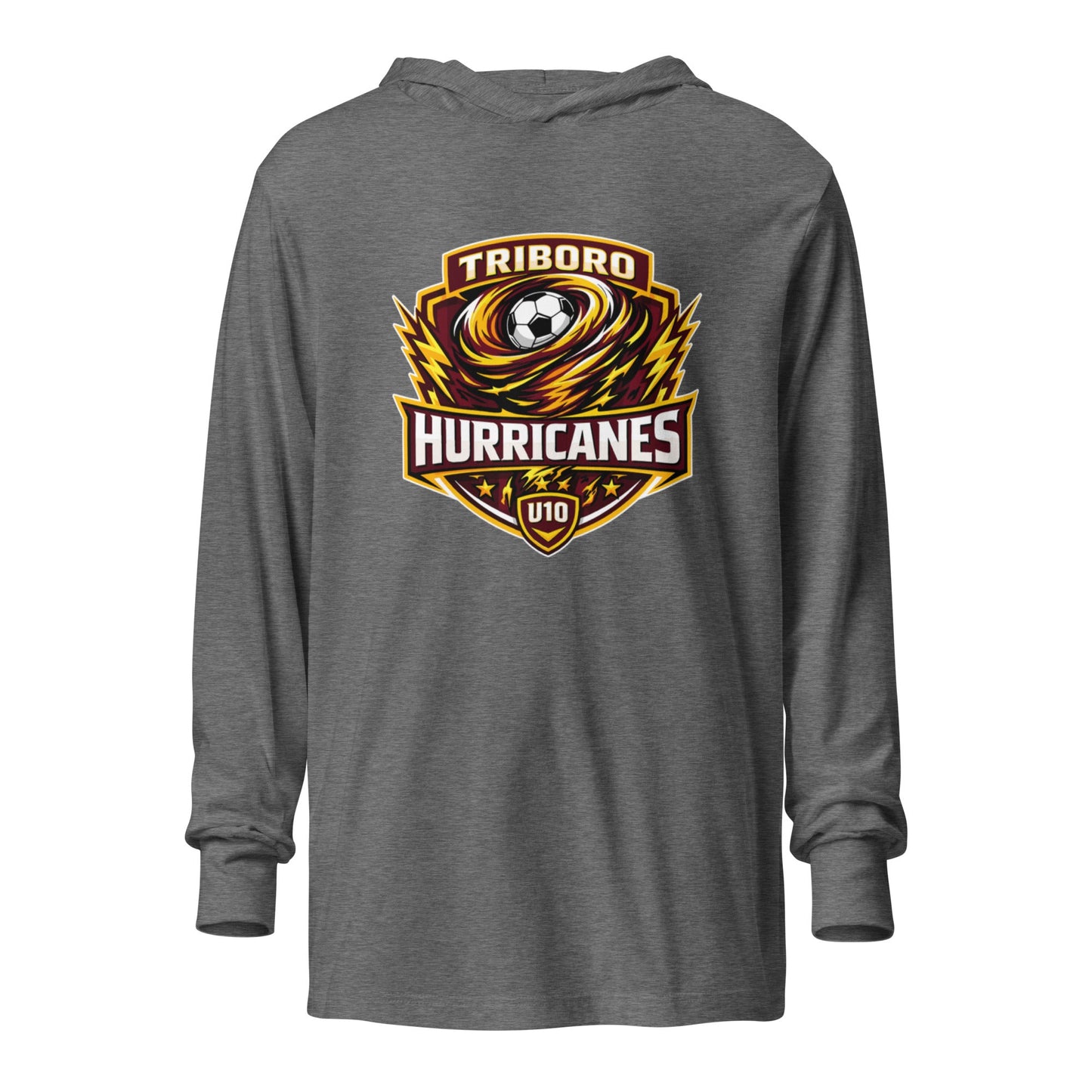 Performance | Hooded Long Sleeve T Shirt | Hurricanes | Shield Logo