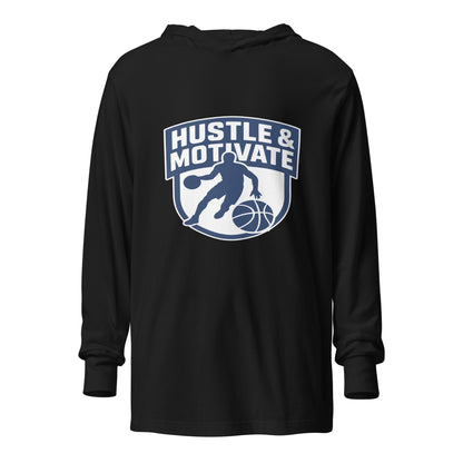 Performance | Hooded Long Sleeve T Shirt | Hustle and Motivate Basketball