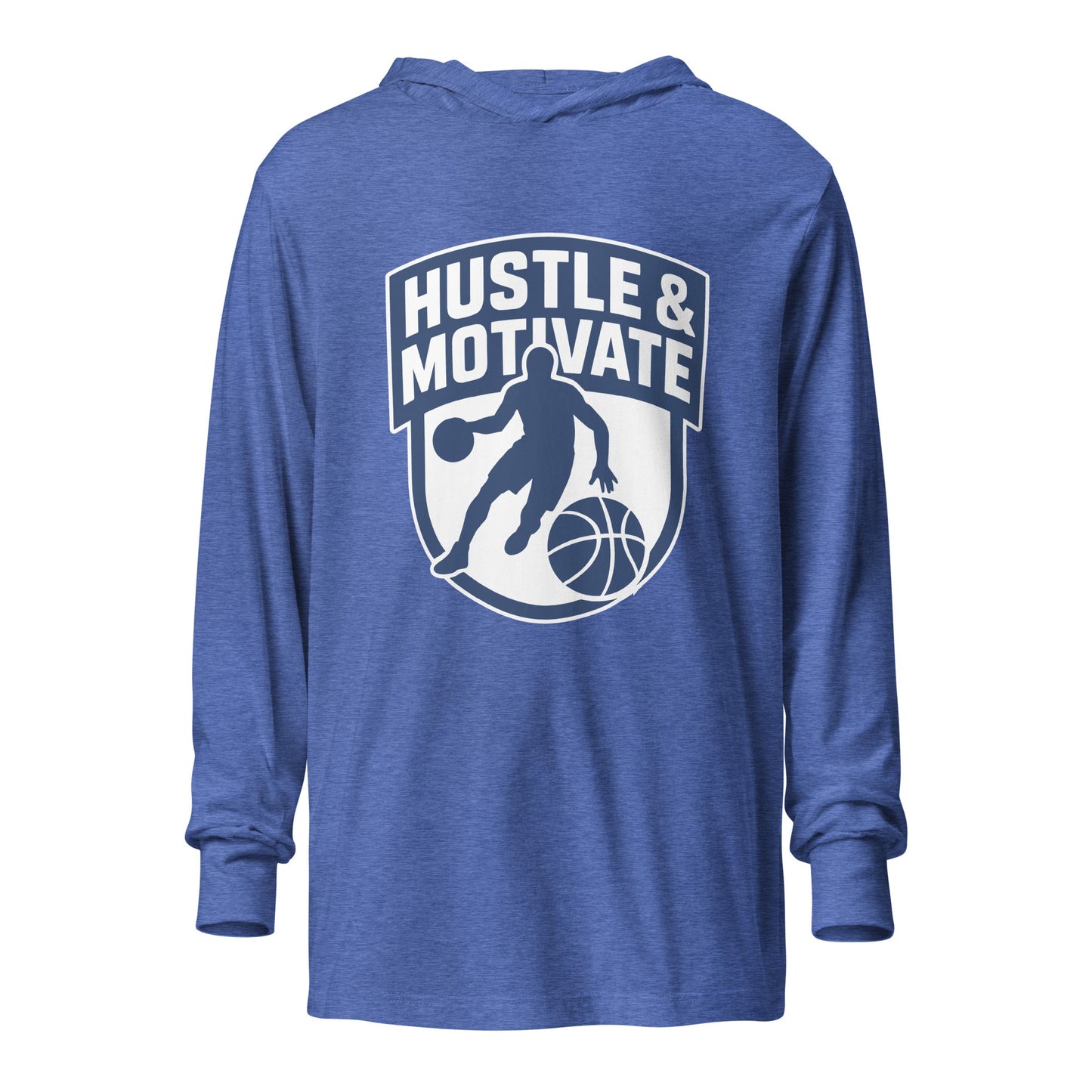 Performance | Hooded Long Sleeve T Shirt | Hustle and Motivate Basketball