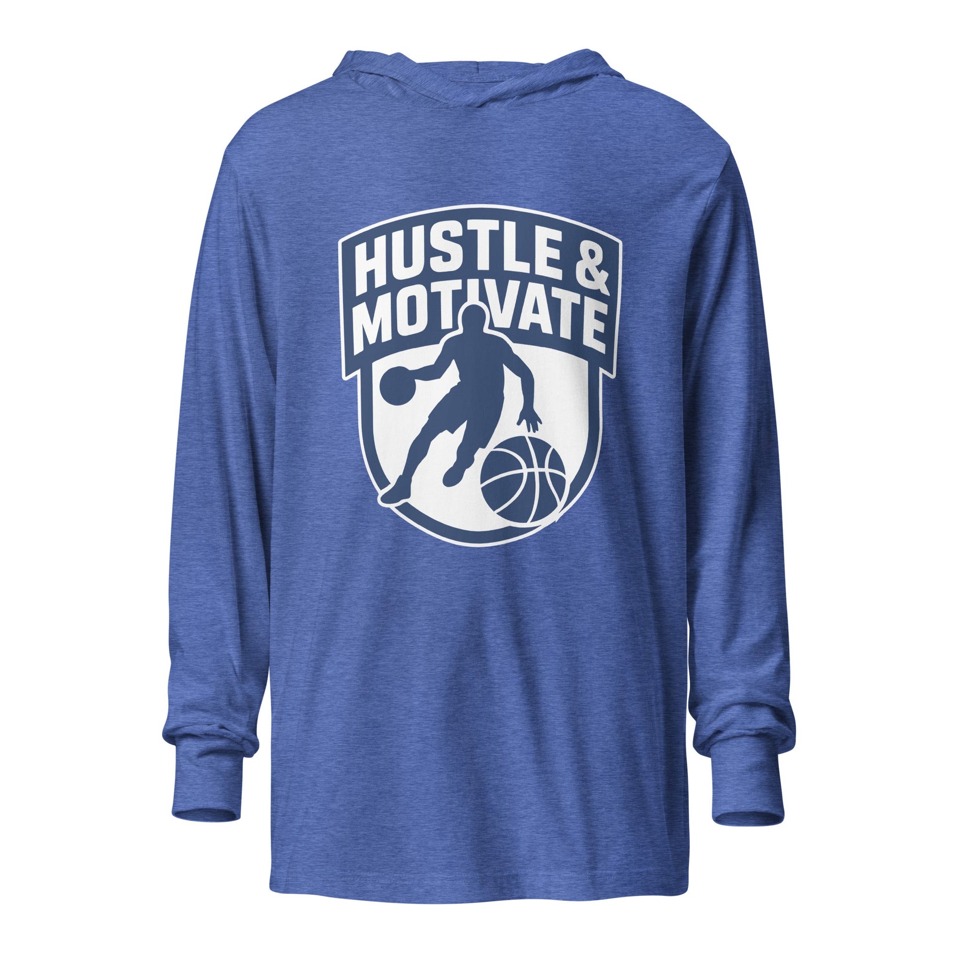 Performance | Hooded Long Sleeve T Shirt | Hustle and Motivate Basketball