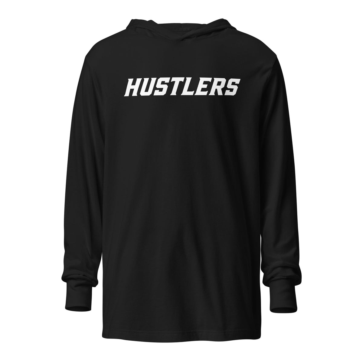 Performance | Hooded Long Sleeve T Shirt | Hustlers Softball | Modern Script Logo