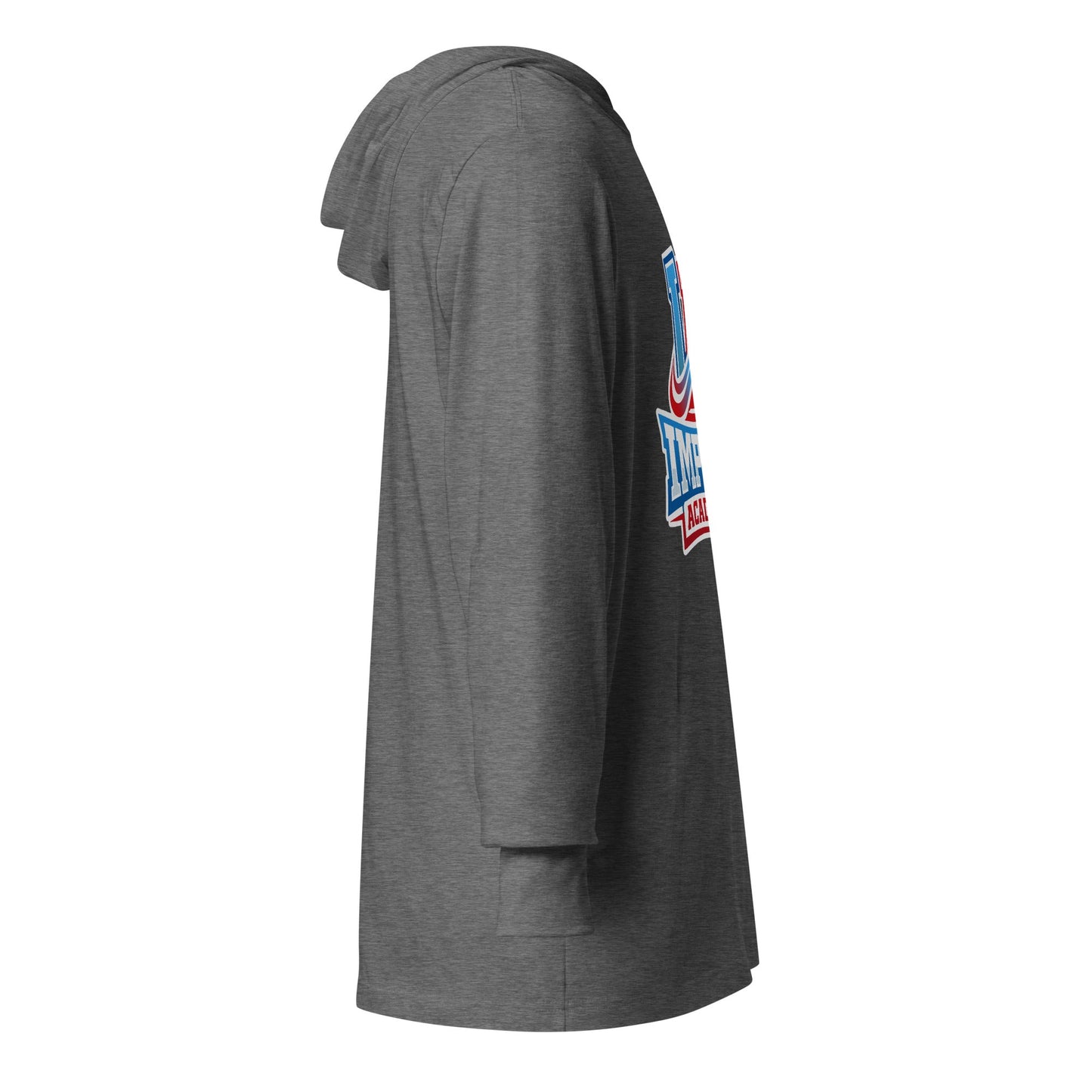 Performance | Hooded Long Sleeve T Shirt | Impact Academy | Icon Logo
