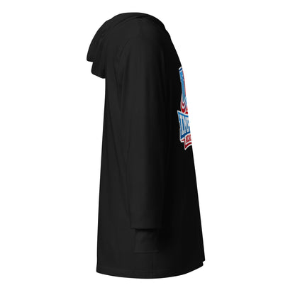 Performance | Hooded Long Sleeve T Shirt | Impact Academy | Icon Logo