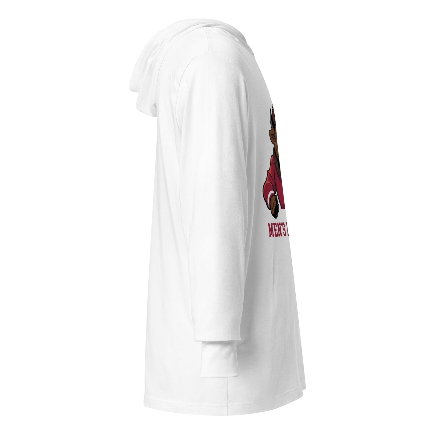 Performance | Hooded Long Sleeve T Shirt | Indiana University Lacrosse | Mascot Logo