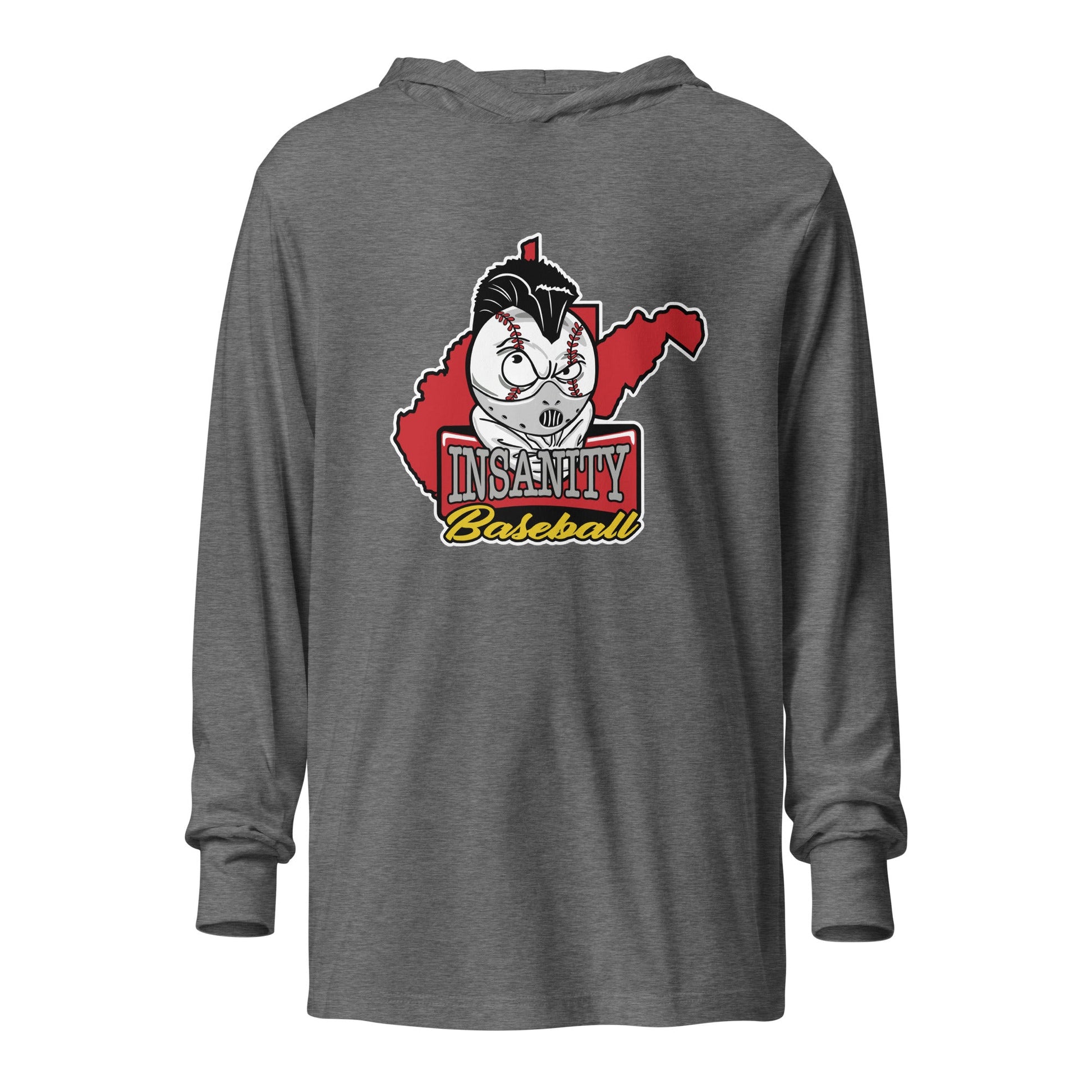 Performance | Hooded Long Sleeve T Shirt | Insanity Baseball