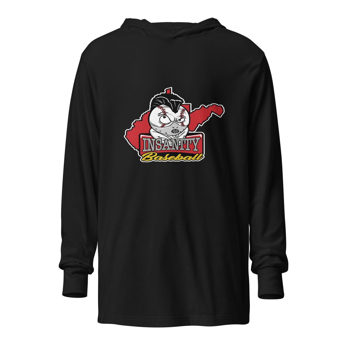 Performance | Hooded Long Sleeve T Shirt | Insanity Baseball