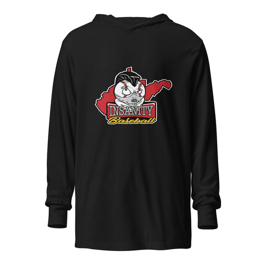 Performance | Hooded Long Sleeve T Shirt | Insanity Baseball