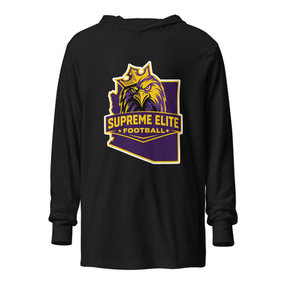 Performance | Hooded Long Sleeve T Shirt | Iron eagle | SEF Arizona Logo