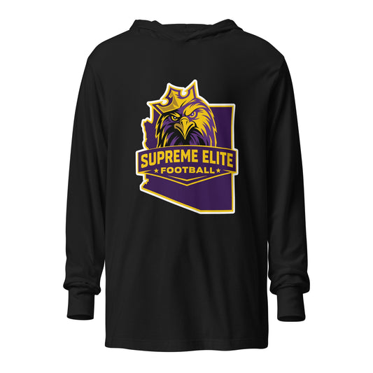 Performance | Hooded Long Sleeve T Shirt | Iron eagle | SEF Arizona Logo