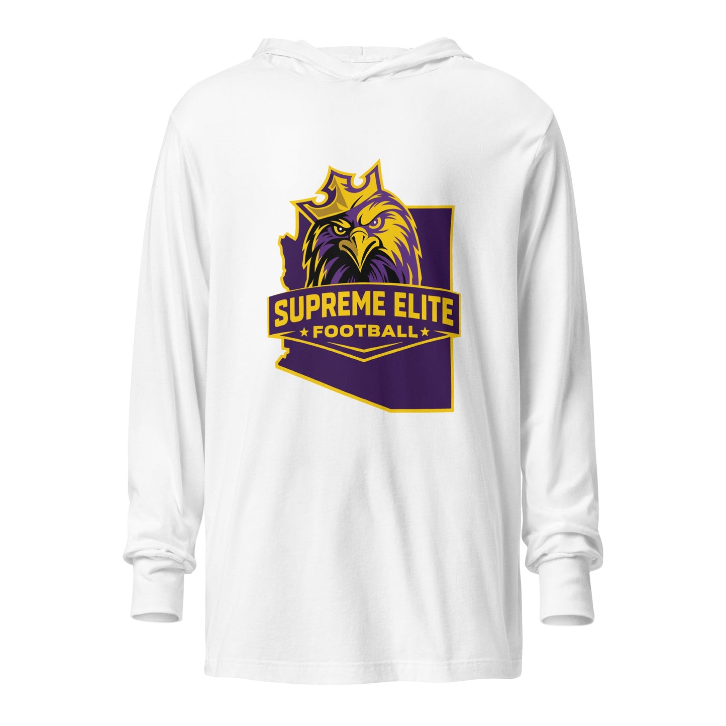 Performance | Hooded Long Sleeve T Shirt | Iron eagle | SEF Arizona Logo