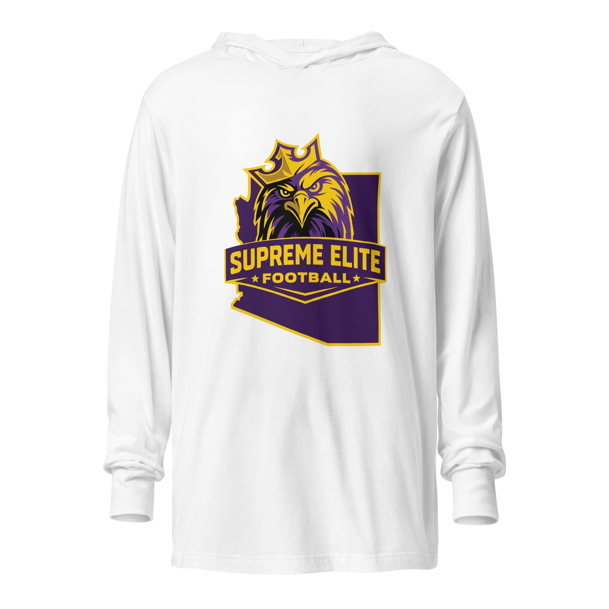 Performance | Hooded Long Sleeve T Shirt | Iron eagle | SEF Arizona Logo