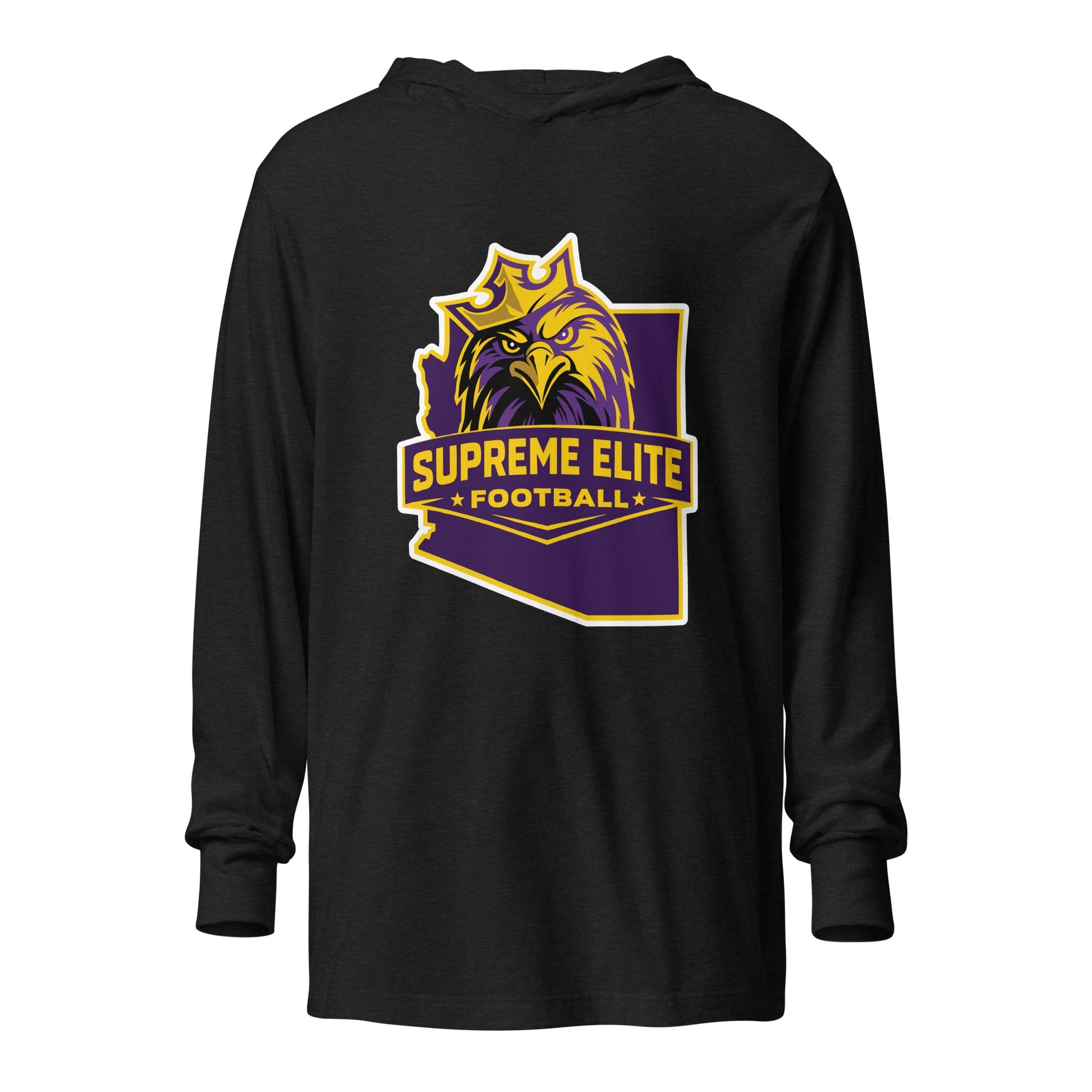 Performance | Hooded Long Sleeve T Shirt | Iron eagle | SEF Arizona Logo