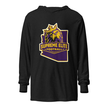 Performance | Hooded Long Sleeve T Shirt | Iron eagle | SEF Arizona Logo