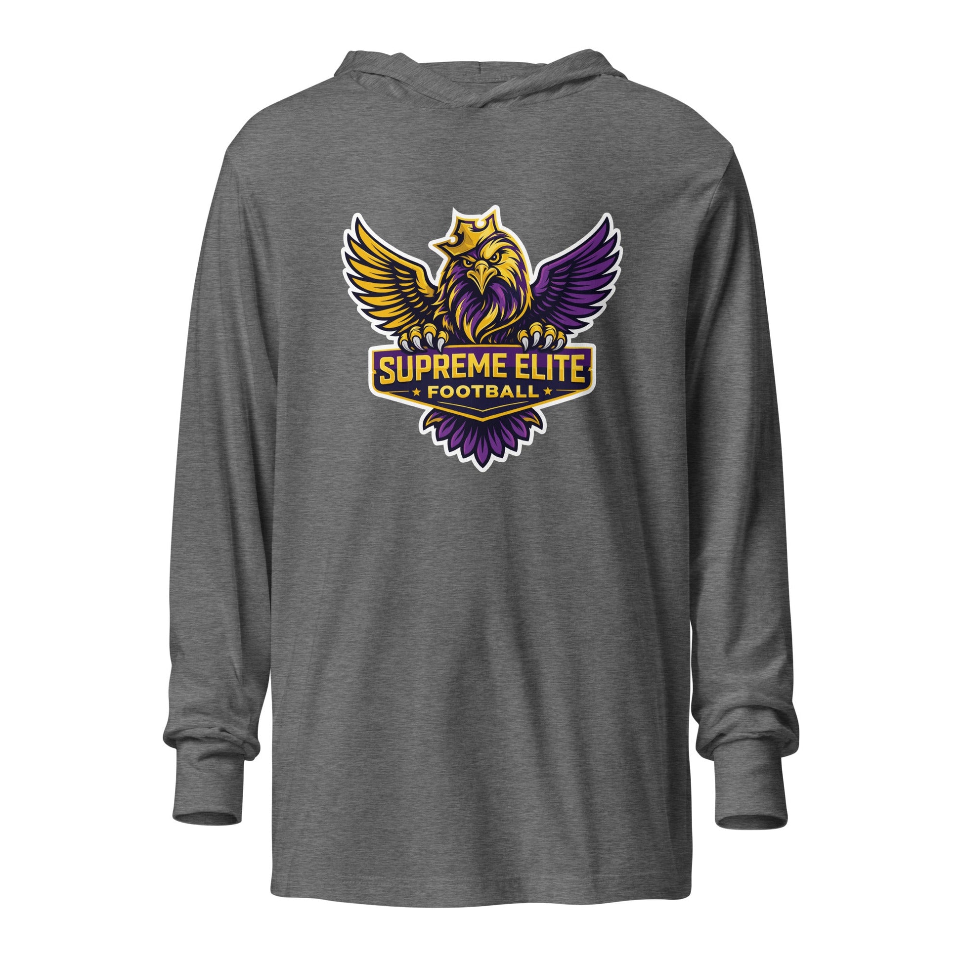Performance | Hooded Long Sleeve T Shirt | Iron eagle | SEF Logo