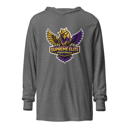 Performance | Hooded Long Sleeve T Shirt | Iron eagle | SEF Logo