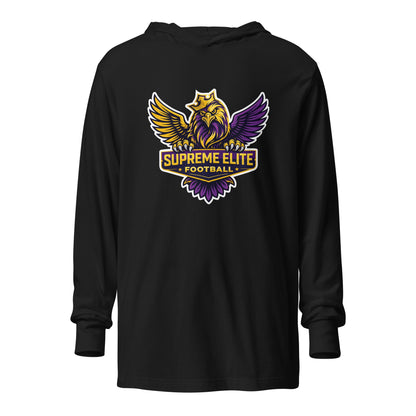 Performance | Hooded Long Sleeve T Shirt | Iron eagle | SEF Logo