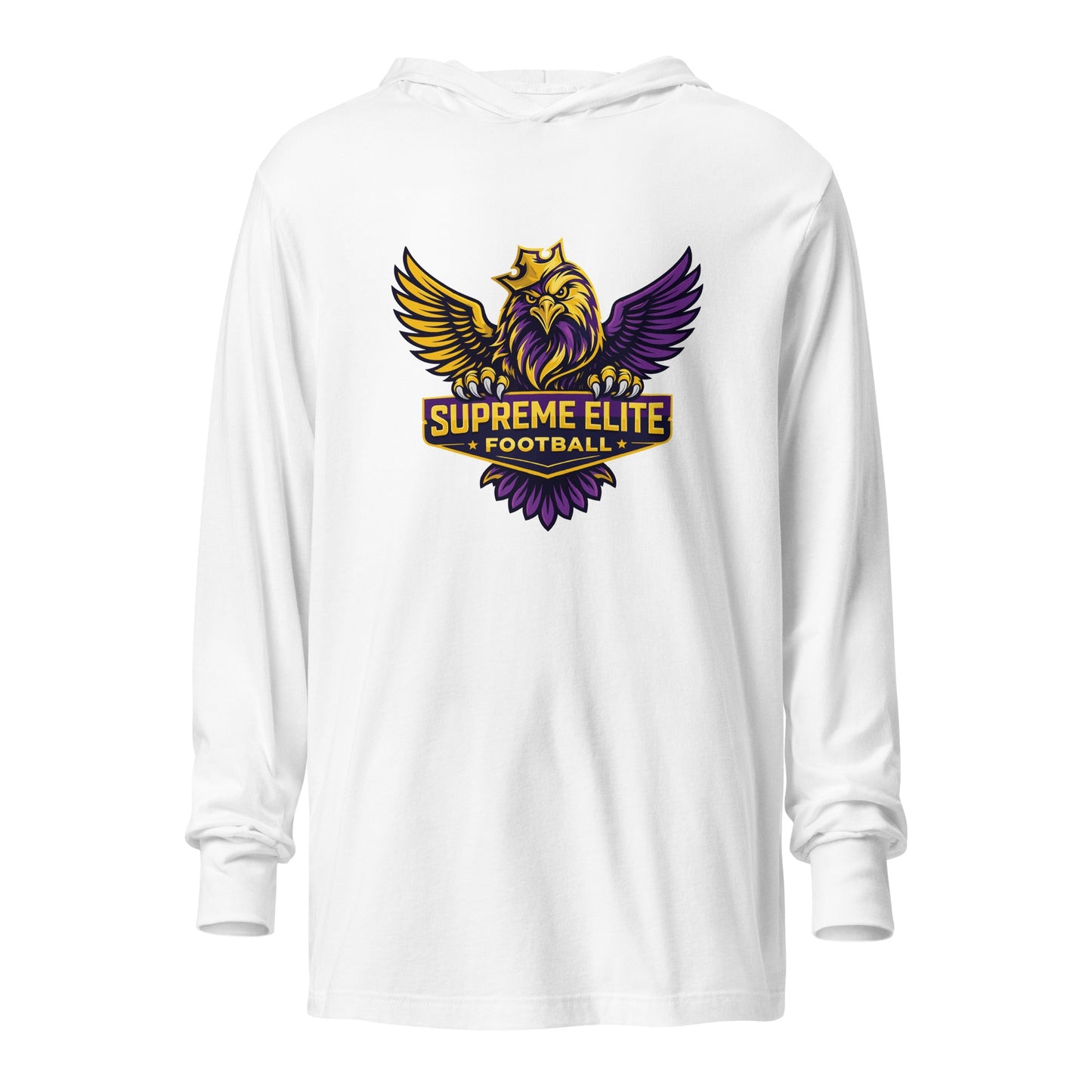 Performance | Hooded Long Sleeve T Shirt | Iron eagle | SEF Logo