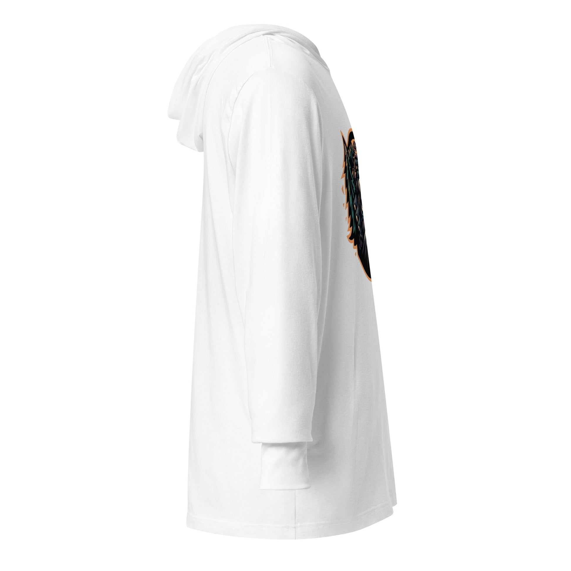 Performance | Hooded Long Sleeve T Shirt | JBLM Bigfoot Hockey Team | Mascot Logo